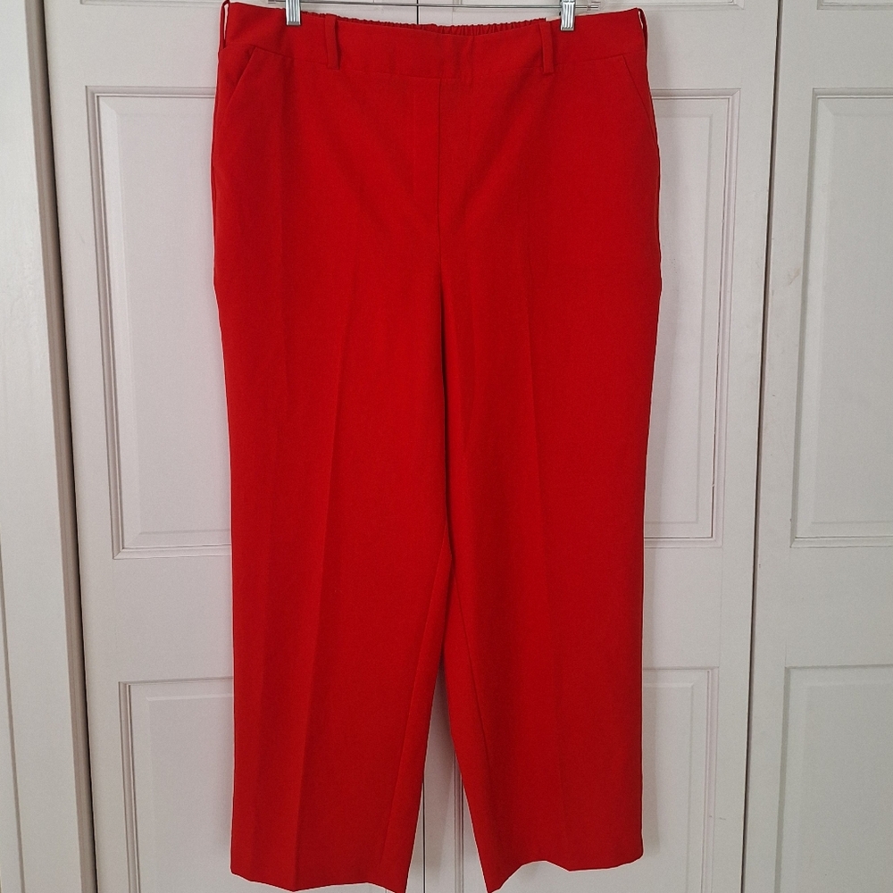 Lane Bryant "The Perfect Drape" straight leg high-rise dress pants - NWT